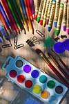 school, back-to-school, brush, paint, watercolor, school starts, school supplies, color, academic year, education, learning, pencil, class, pencils, pens, plastics, school, school, school, school, school, school supplies, school supplies, school supplies, learning